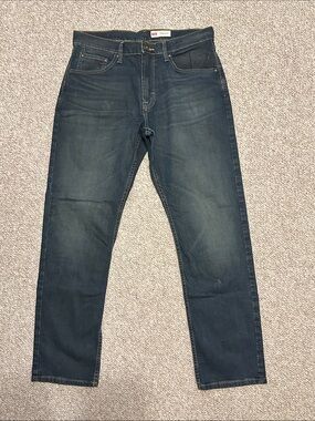 Wrangler Men's Blue Straight Leg Jeans